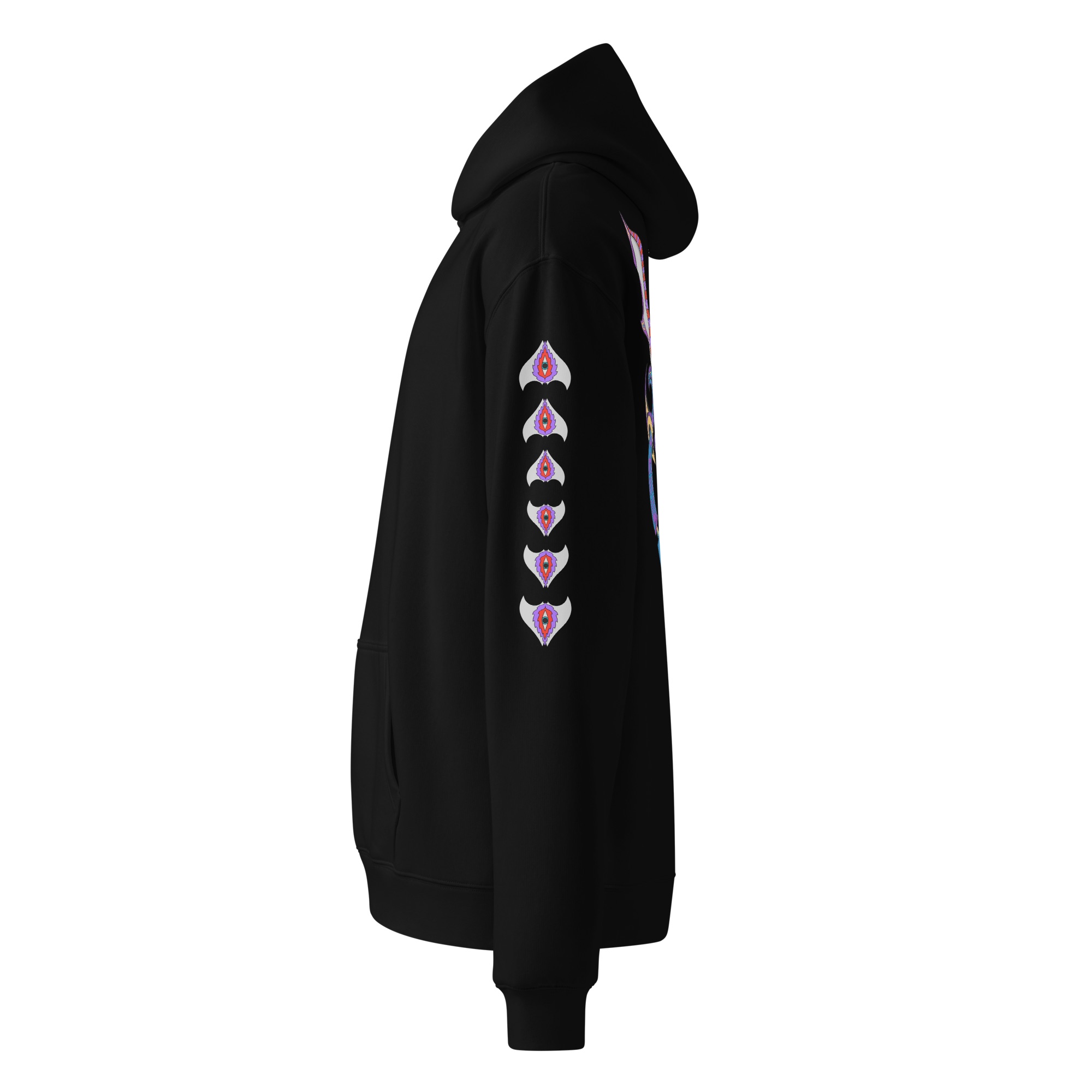 Sleeve Sigil Oversized Hoodie