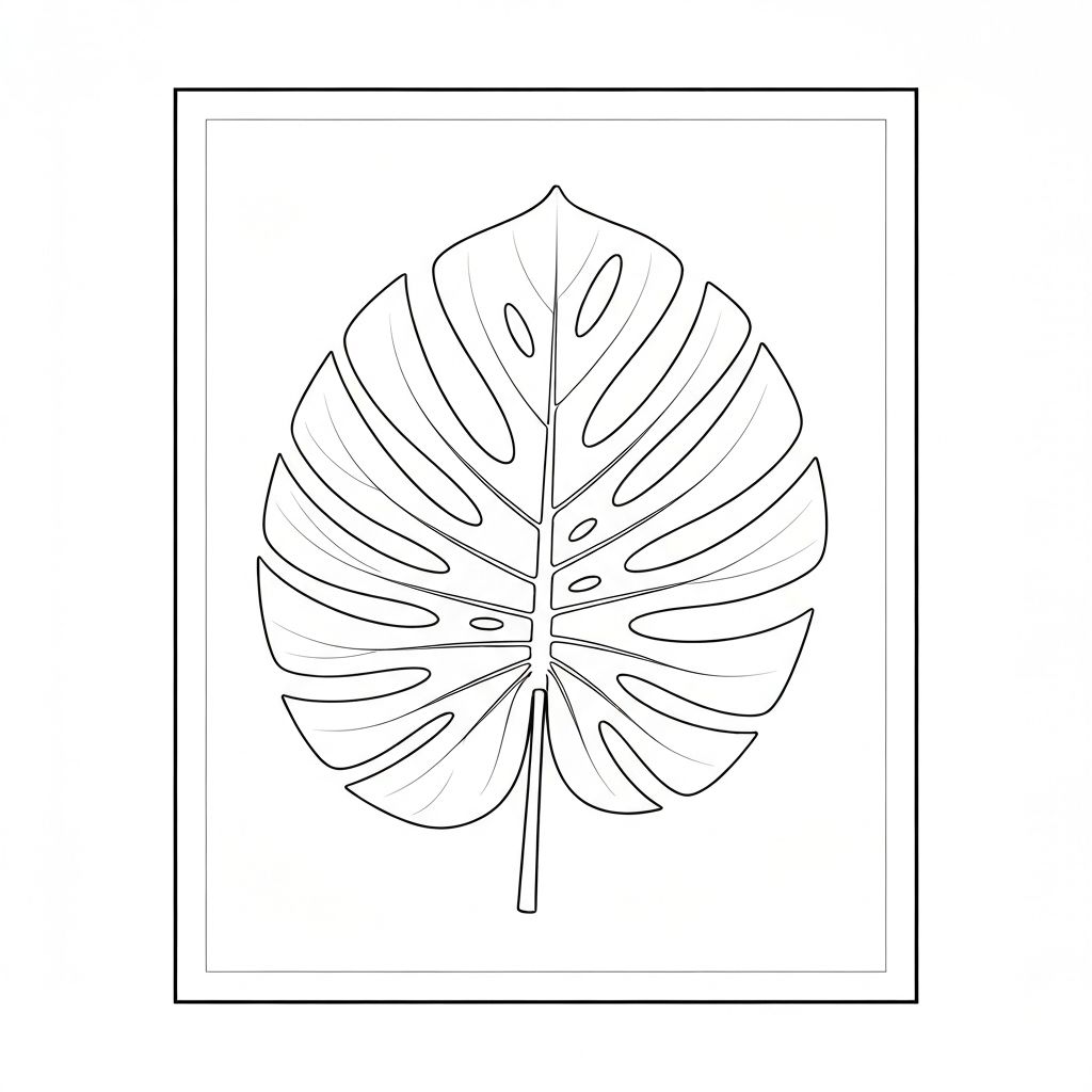 Botanical Leaf Print