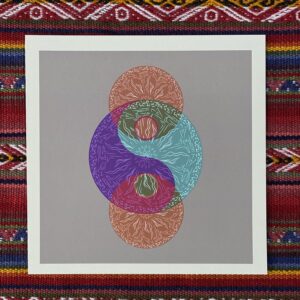 Yin Yang Mandala Print