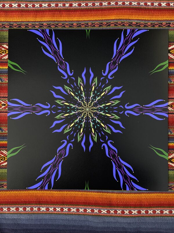 Neon Mandala no. 01 Print