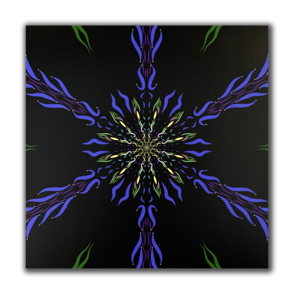 Neon Mandala no. 01 Print