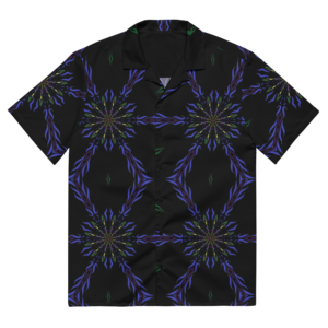 Electric Bloom Button-Up
