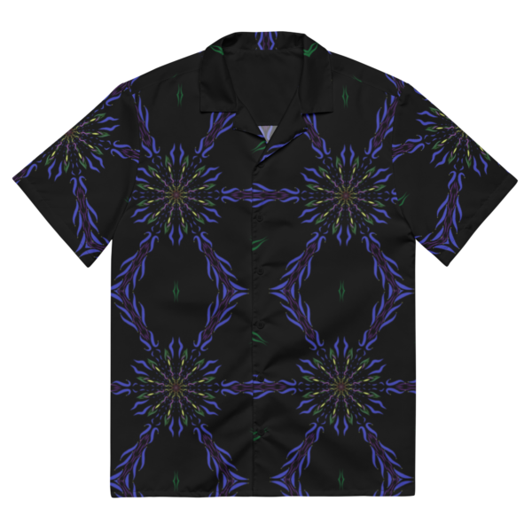 Electric Bloom Button-Up