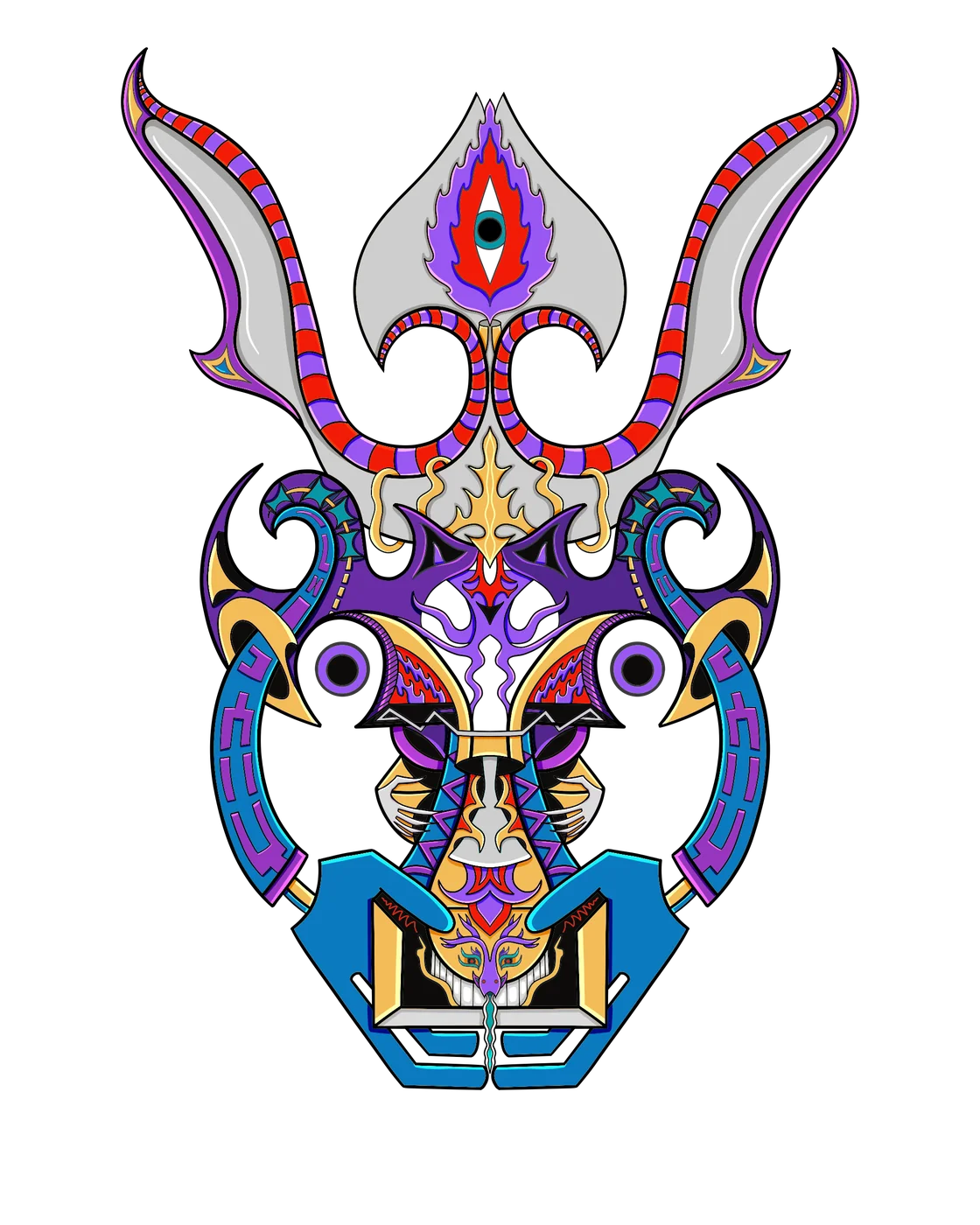LFO Studio psychedelic entity artwork